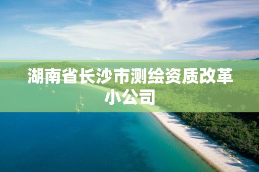 湖南省長沙市測繪資質改革小公司