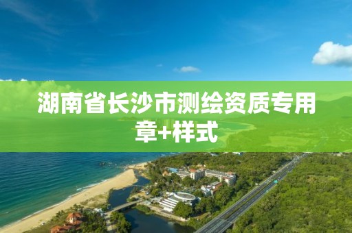 湖南省長沙市測繪資質專用章+樣式