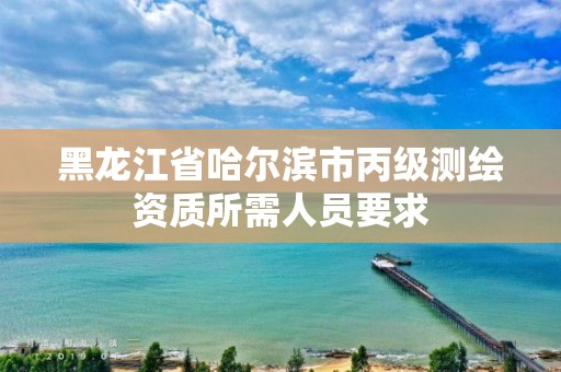 黑龍江省哈爾濱市丙級測繪資質(zhì)所需人員要求