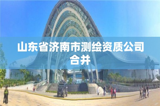 山東省濟南市測繪資質(zhì)公司合并