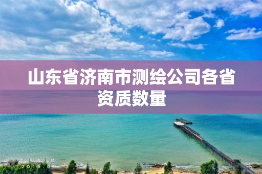 山東省濟南市測繪公司各省資質數量