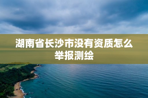 湖南省長沙市沒有資質怎么舉報測繪