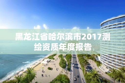 黑龍江省哈爾濱市2017測繪資質年度報告