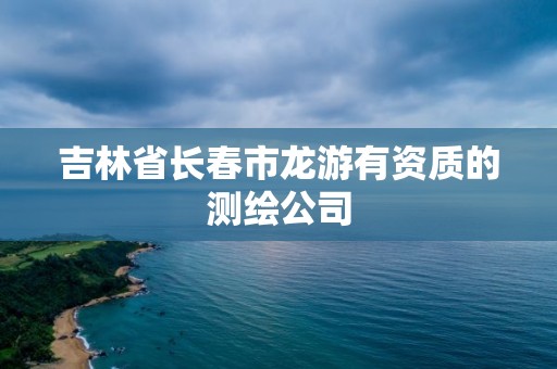 吉林省長春市龍游有資質的測繪公司