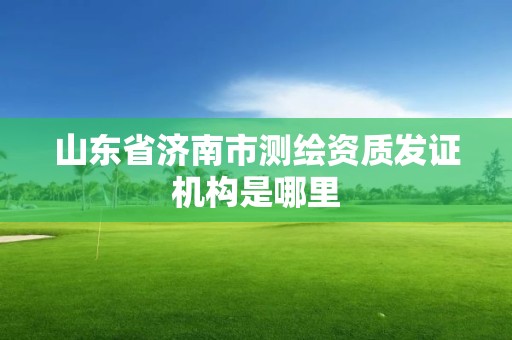 山東省濟南市測繪資質(zhì)發(fā)證機構(gòu)是哪里