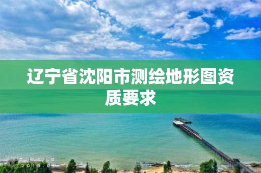 遼寧省沈陽市測繪地形圖資質要求