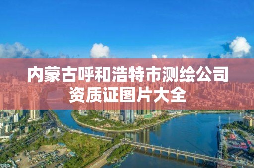 內蒙古呼和浩特市測繪公司資質證圖片大全