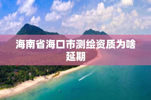 海南省海口市測繪資質為啥延期