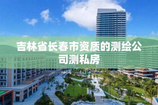 吉林省長春市資質(zhì)的測繪公司測私房