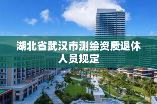 湖北省武漢市測繪資質(zhì)退休人員規(guī)定