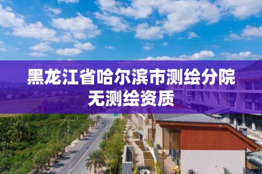 黑龍江省哈爾濱市測繪分院無測繪資質