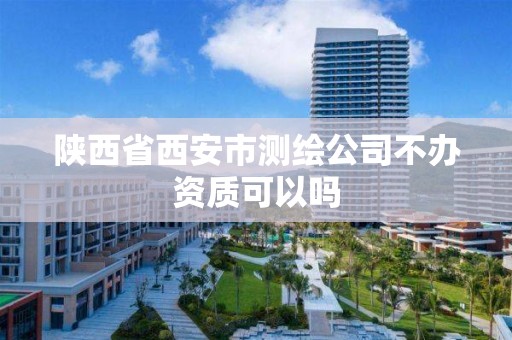 陜西省西安市測繪公司不辦資質可以嗎