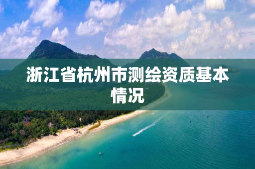 浙江省杭州市測繪資質基本情況