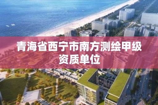 青海省西寧市南方測繪甲級資質單位