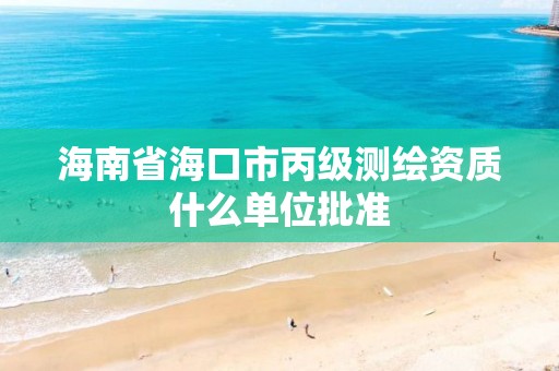 海南省海口市丙級測繪資質什么單位批準