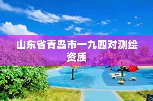 山東省青島市一九四對測繪資質