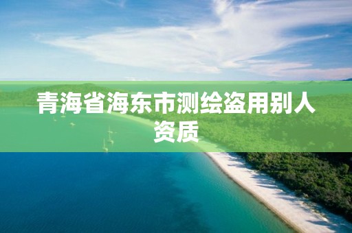 青海省海東市測(cè)繪盜用別人資質(zhì)