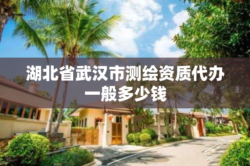 湖北省武漢市測繪資質(zhì)代辦一般多少錢