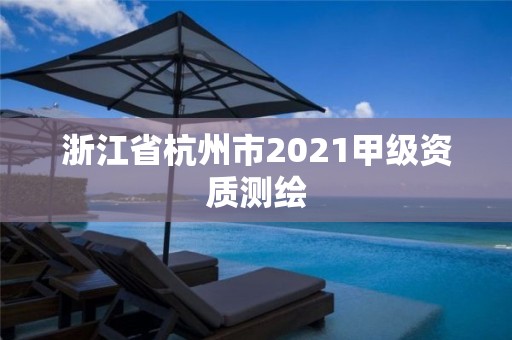 浙江省杭州市2021甲級資質測繪