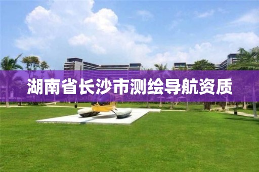 湖南省長沙市測繪導航資質