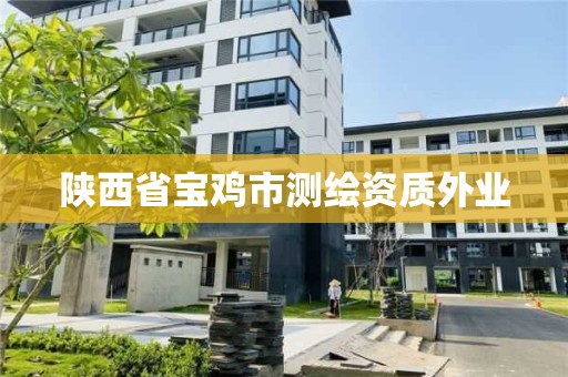 陜西省寶雞市測繪資質外業