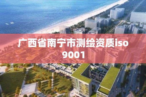 廣西省南寧市測繪資質iso9001