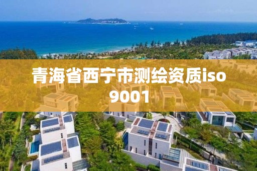 青海省西寧市測繪資質iso9001