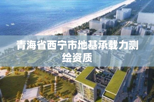 青海省西寧市地基承載力測繪資質