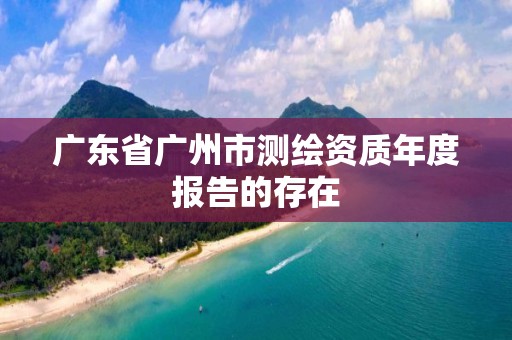 廣東省廣州市測繪資質年度報告的存在