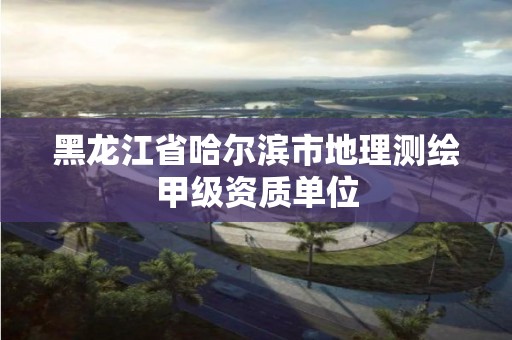 黑龍江省哈爾濱市地理測繪甲級資質單位