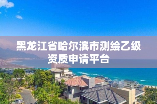 黑龍江省哈爾濱市測繪乙級資質申請平臺