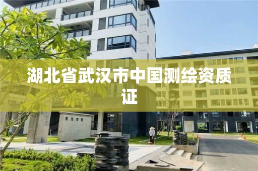 湖北省武漢市中國測繪資質(zhì)證