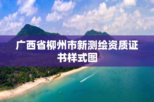 廣西省柳州市新測繪資質(zhì)證書樣式圖