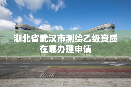 湖北省武漢市測繪乙級資質在哪辦理申請