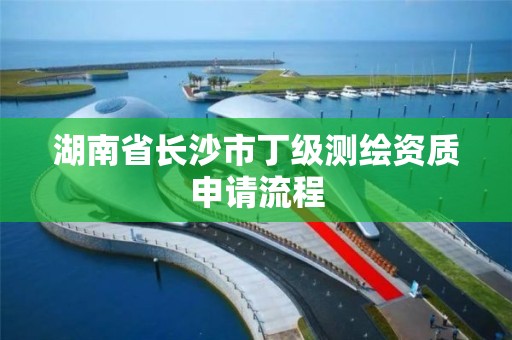 湖南省長沙市丁級測繪資質申請流程