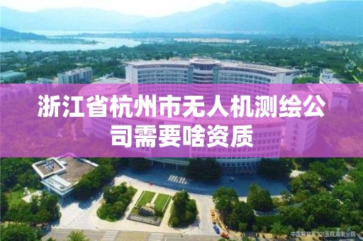 浙江省杭州市無人機測繪公司需要啥資質