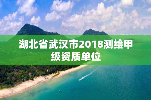 湖北省武漢市2018測繪甲級資質(zhì)單位