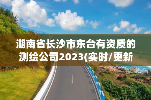 湖南省長沙市東臺有資質的測繪公司2023(實時/更新中)