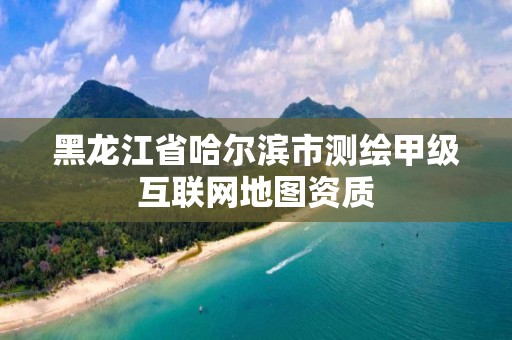 黑龍江省哈爾濱市測繪甲級互聯網地圖資質