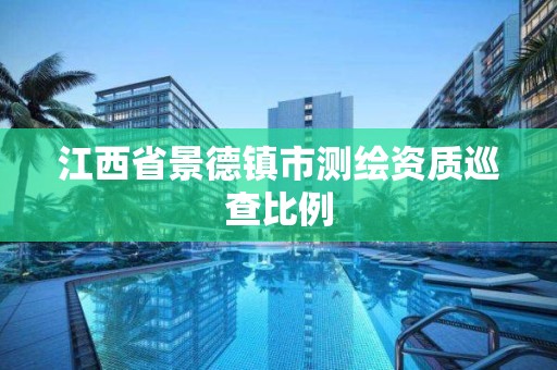 江西省景德鎮市測繪資質巡查比例