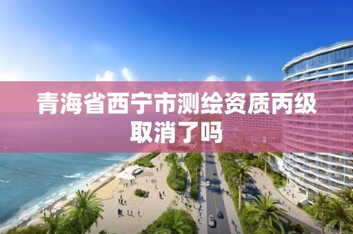 青海省西寧市測繪資質(zhì)丙級取消了嗎