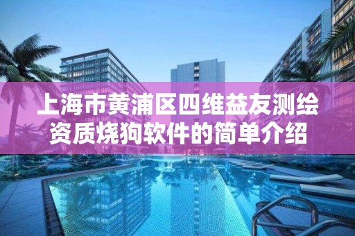 上海市黃浦區四維益友測繪資質燒狗軟件的簡單介紹