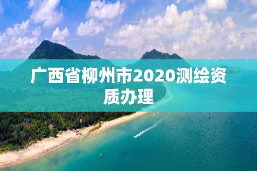 廣西省柳州市2020測繪資質辦理