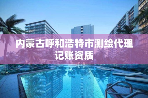 內蒙古呼和浩特市測繪代理記賬資質