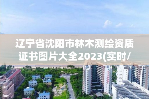 遼寧省沈陽市林木測繪資質證書圖片大全2023(實時/更新中)