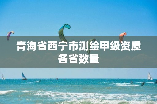 青海省西寧市測(cè)繪甲級(jí)資質(zhì)各省數(shù)量