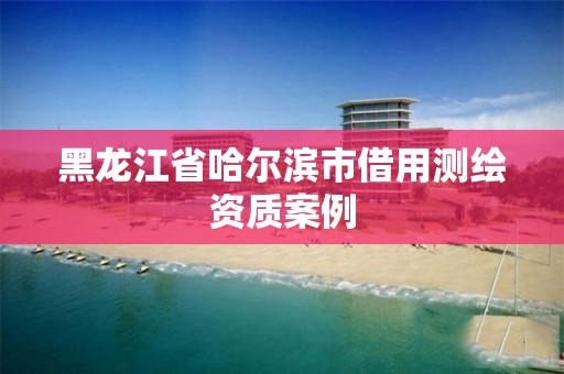 黑龍江省哈爾濱市借用測繪資質案例