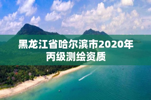 黑龍江省哈爾濱市2020年丙級測繪資質