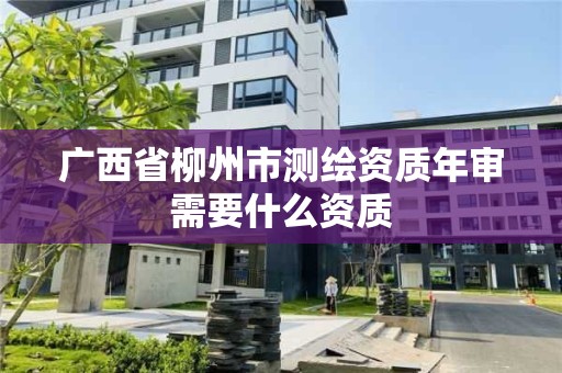 廣西省柳州市測繪資質年審需要什么資質