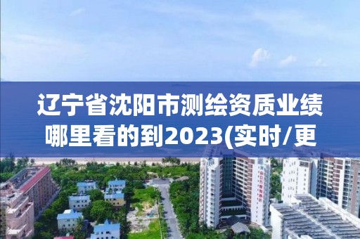 遼寧省沈陽市測繪資質(zhì)業(yè)績哪里看的到2023(實時/更新中)